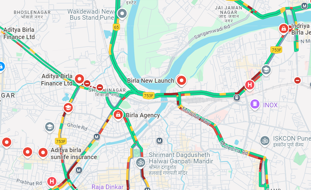 Birla Advaya Location Map